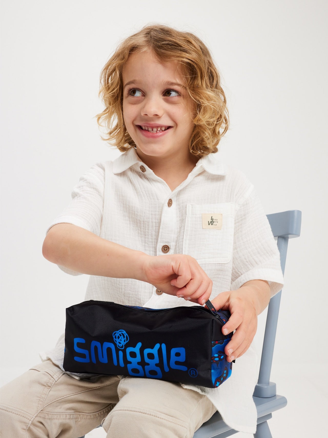 Wonder World Twin Zip Pencil Case