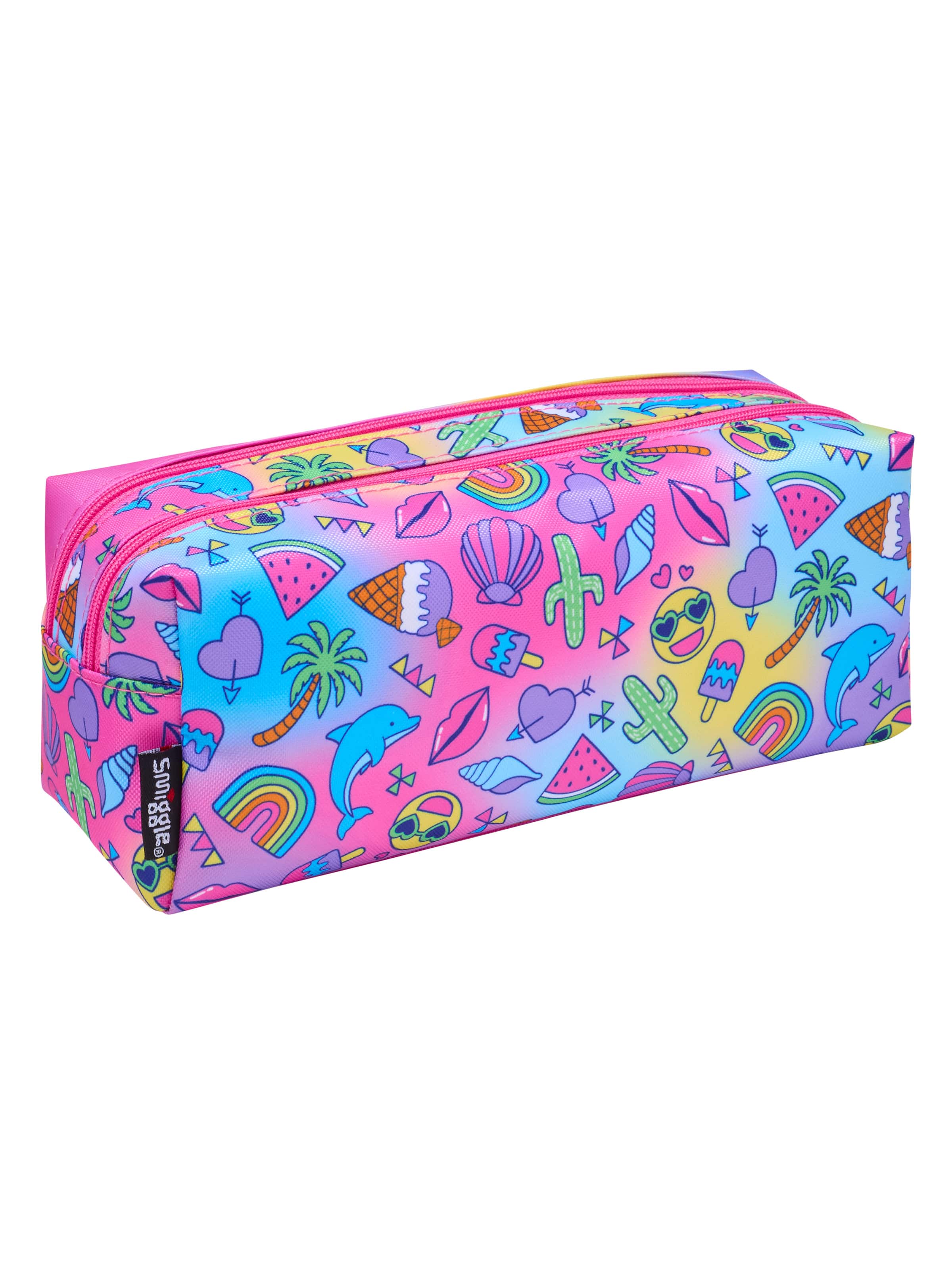 Wonder World Twin Zip Pencil Case