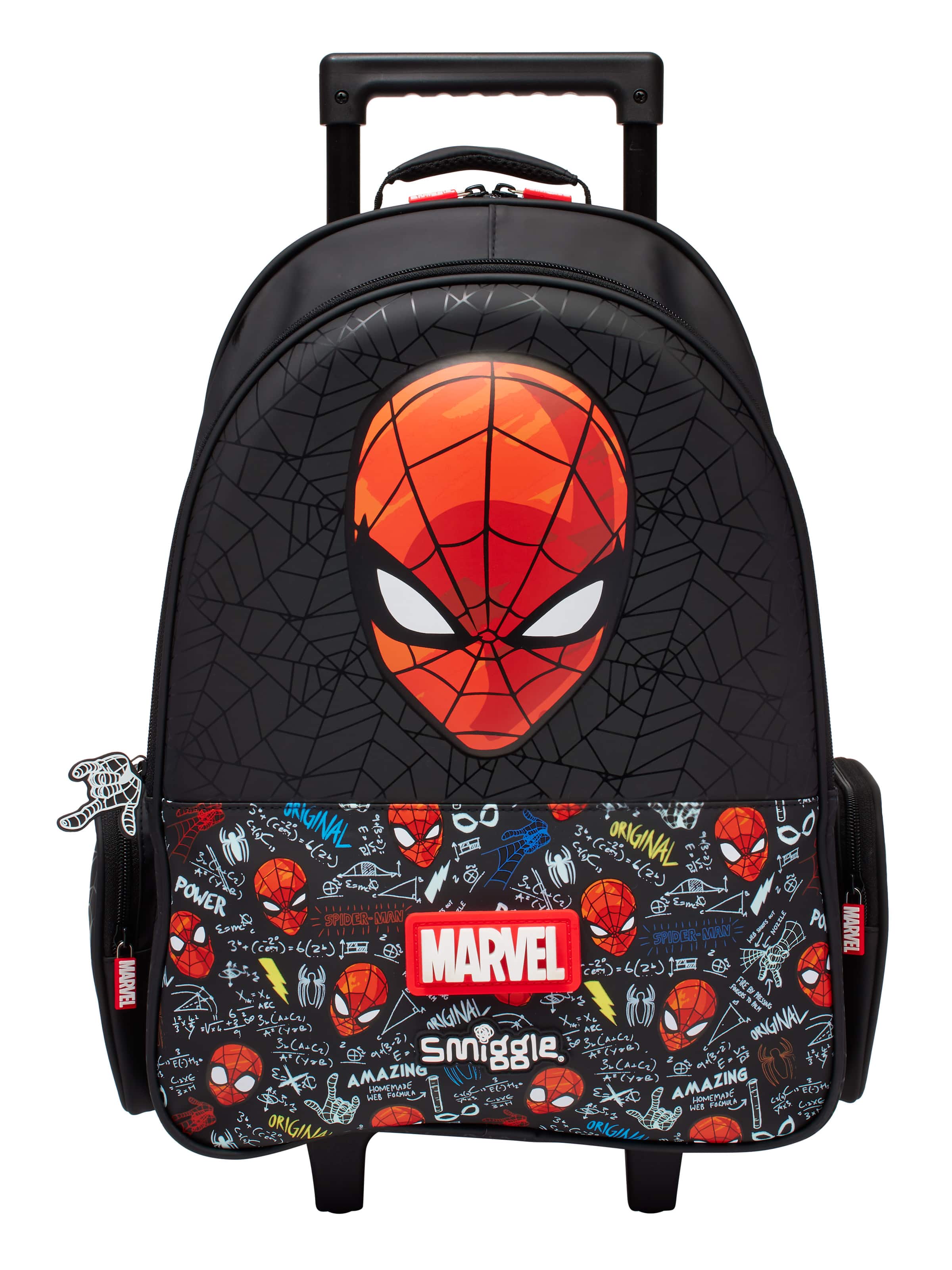 Spider-Man Backpack Trolley With Light Up Wheels