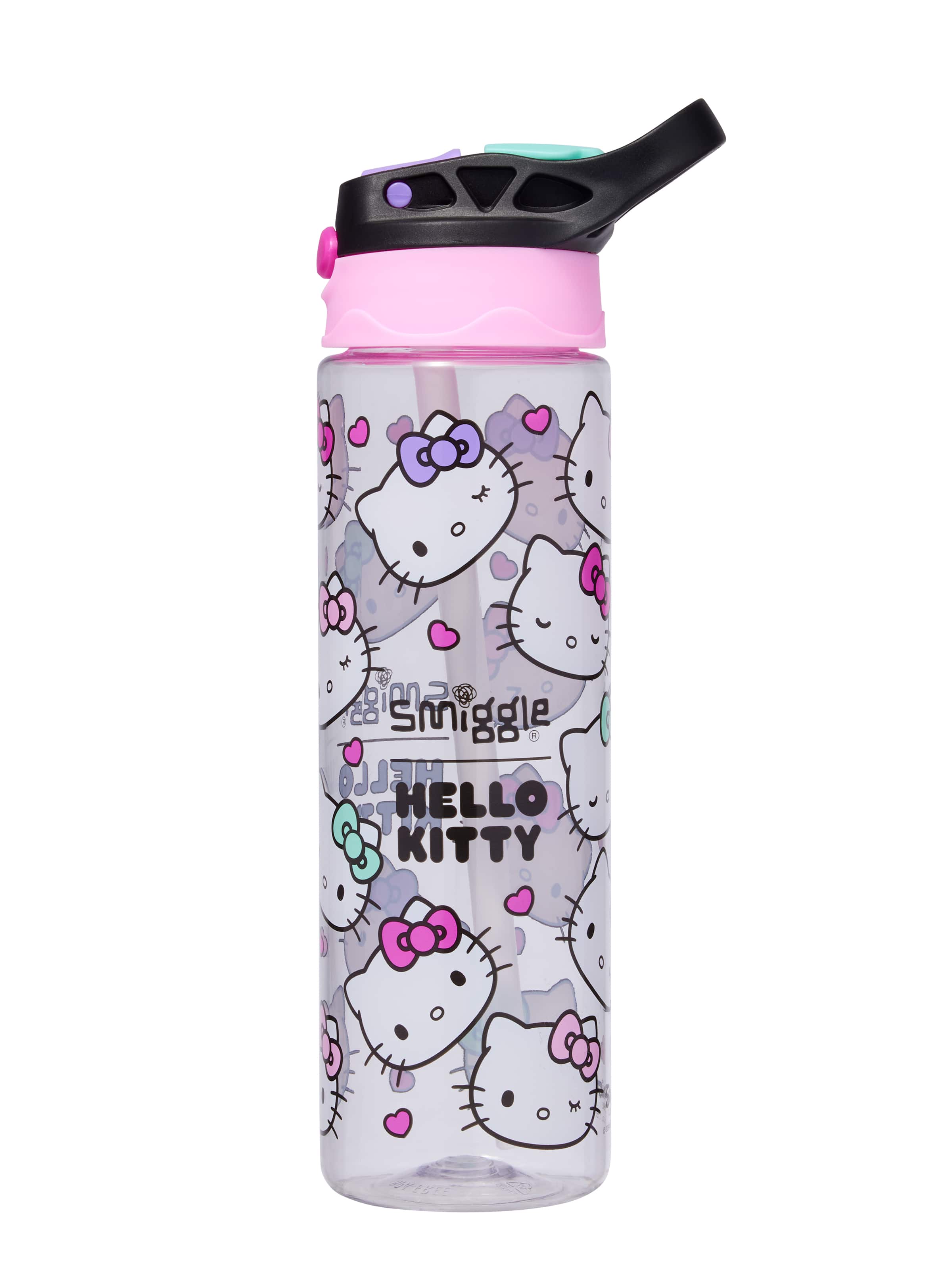 Hello Kitty Plastic Flip Bottle