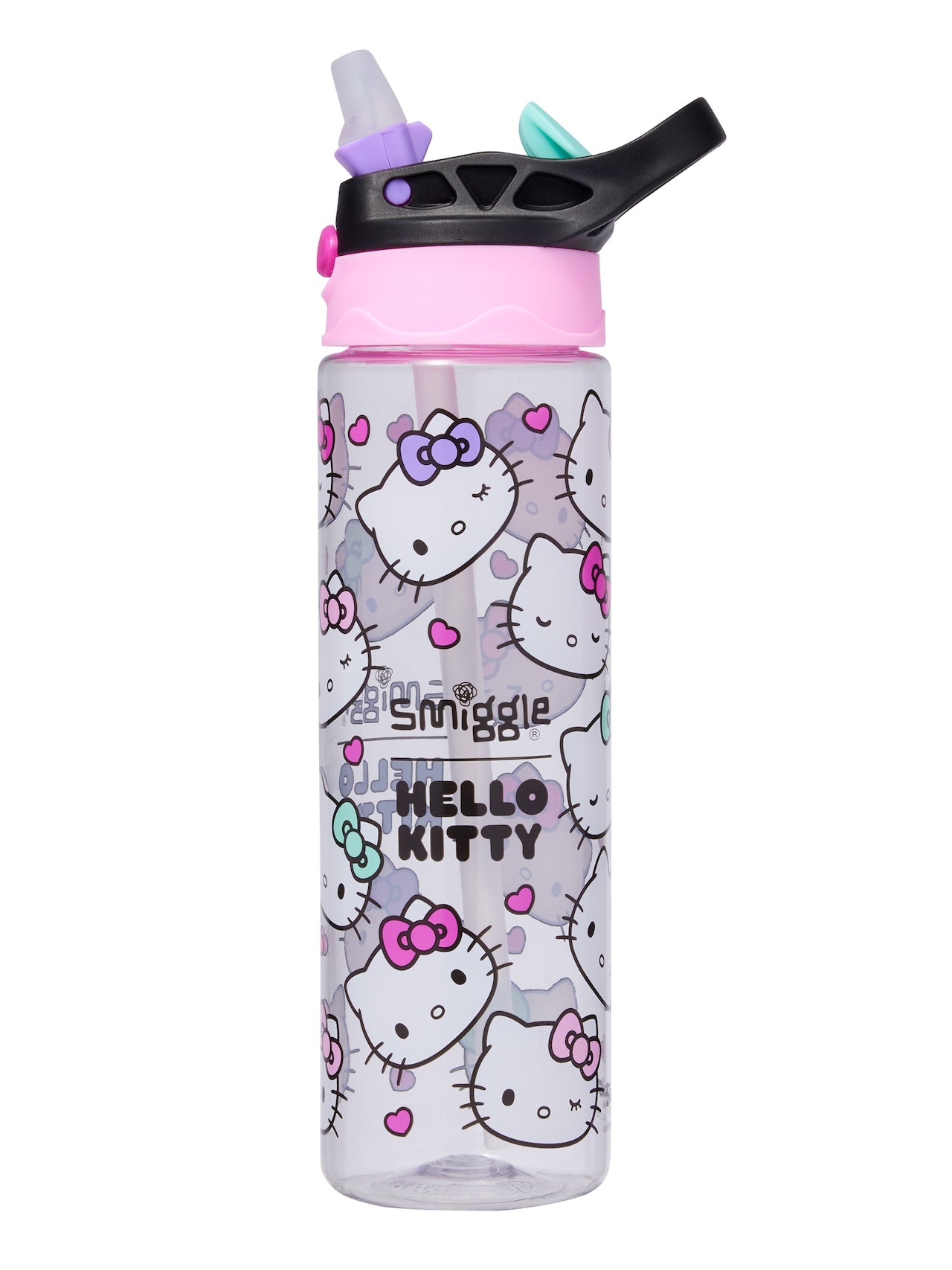 Hello Kitty Plastic Flip Bottle