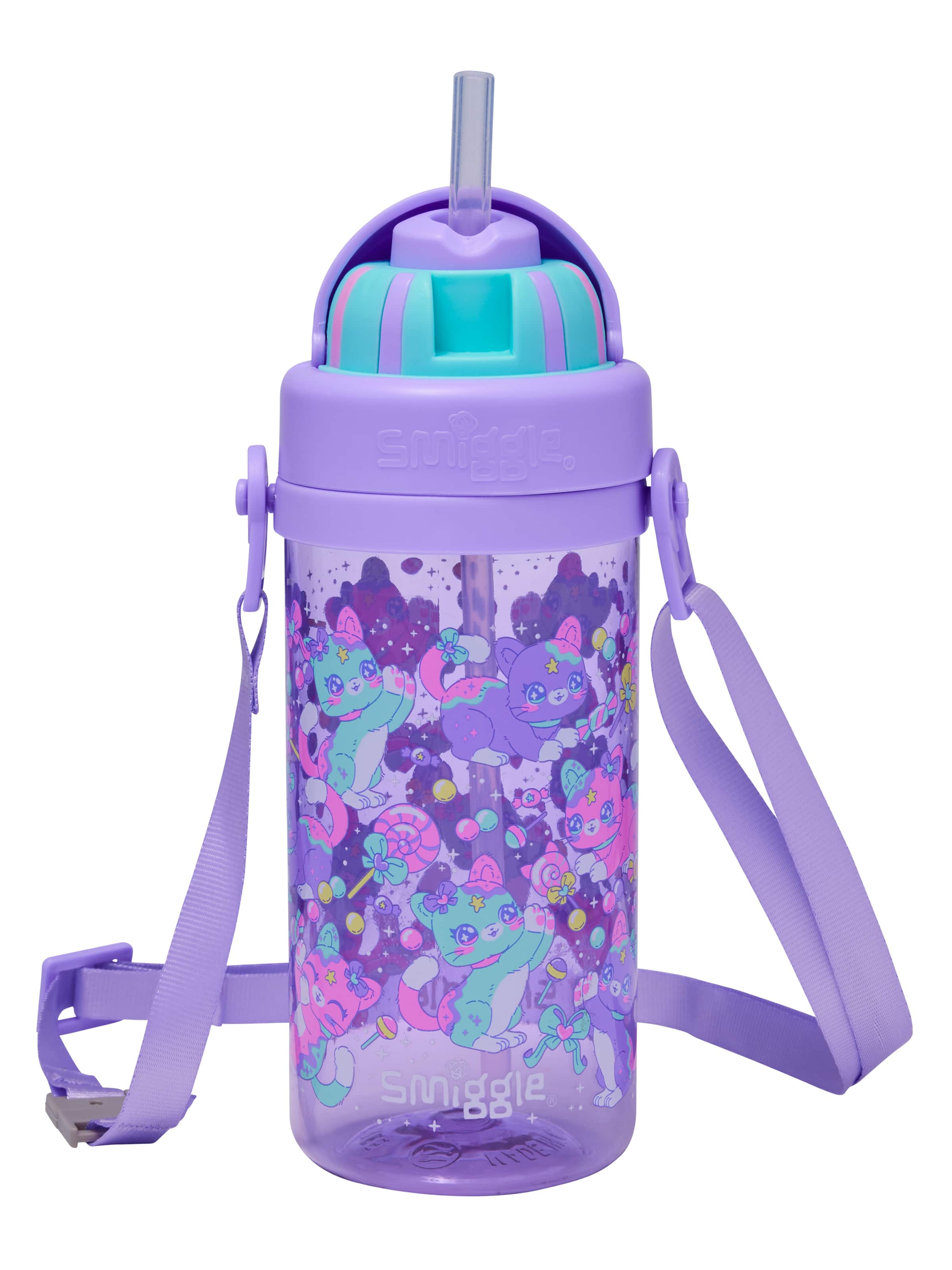 Adventurous Teeny Tiny Plastic Bottle With Strap