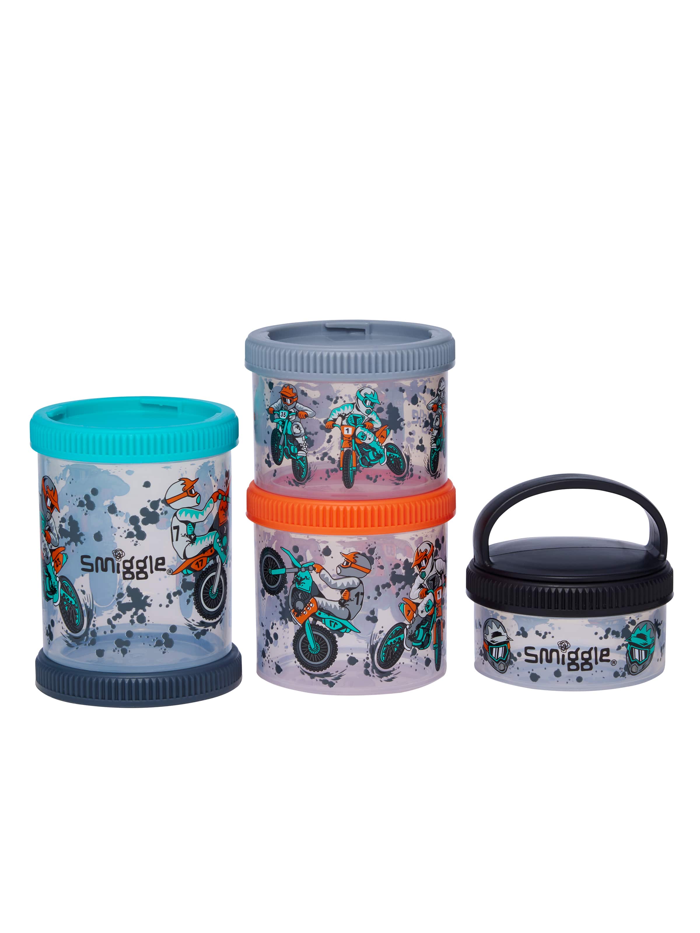 Adventurous Snack & Stack Containers X4