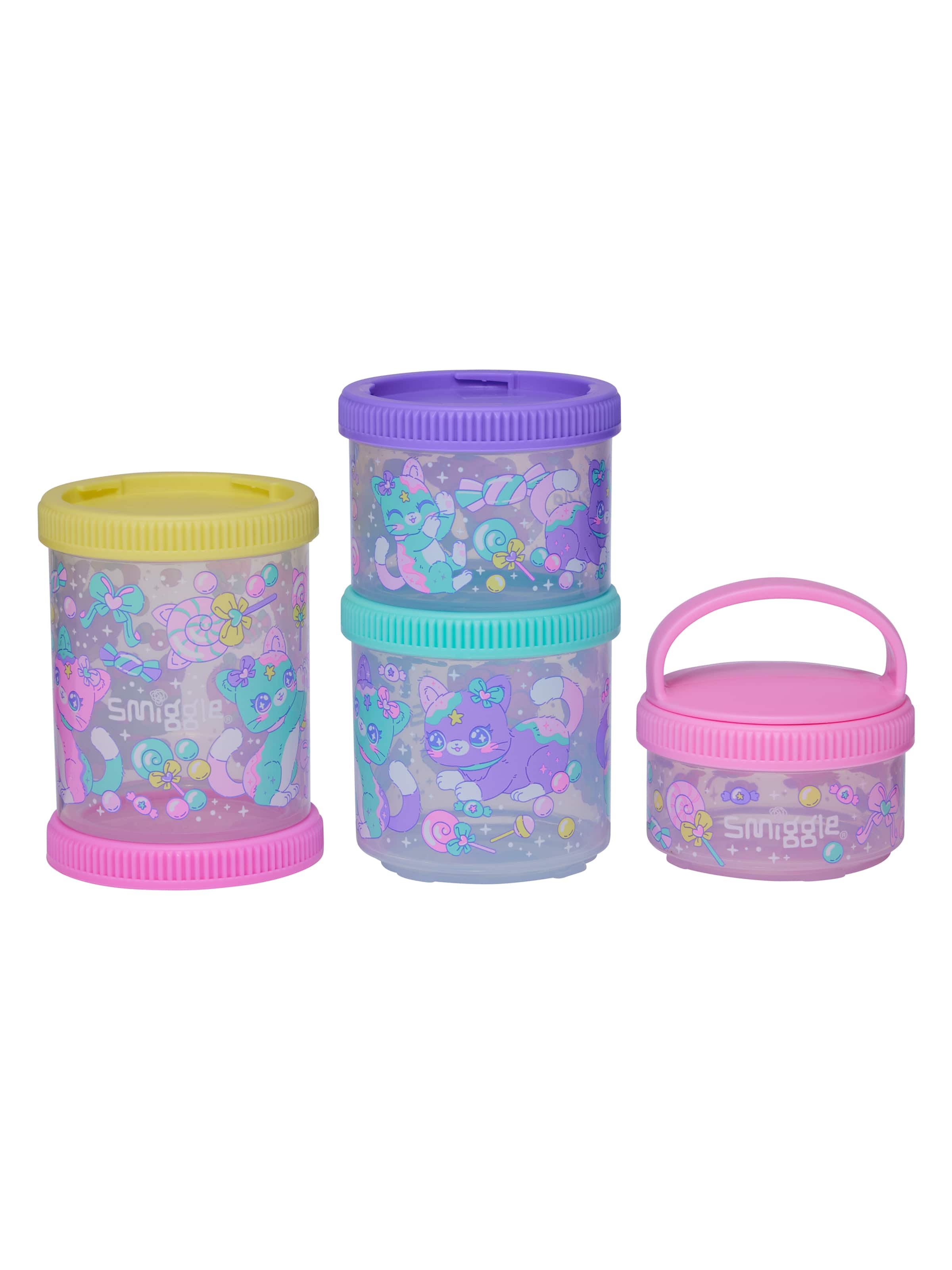 Adventurous Snack & Stack Containers X4