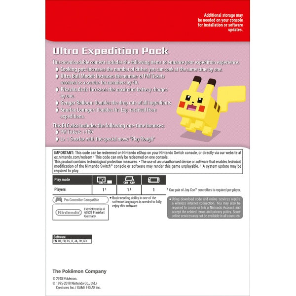 Ultra Expedition Pack Nintendo Switch Digital Download