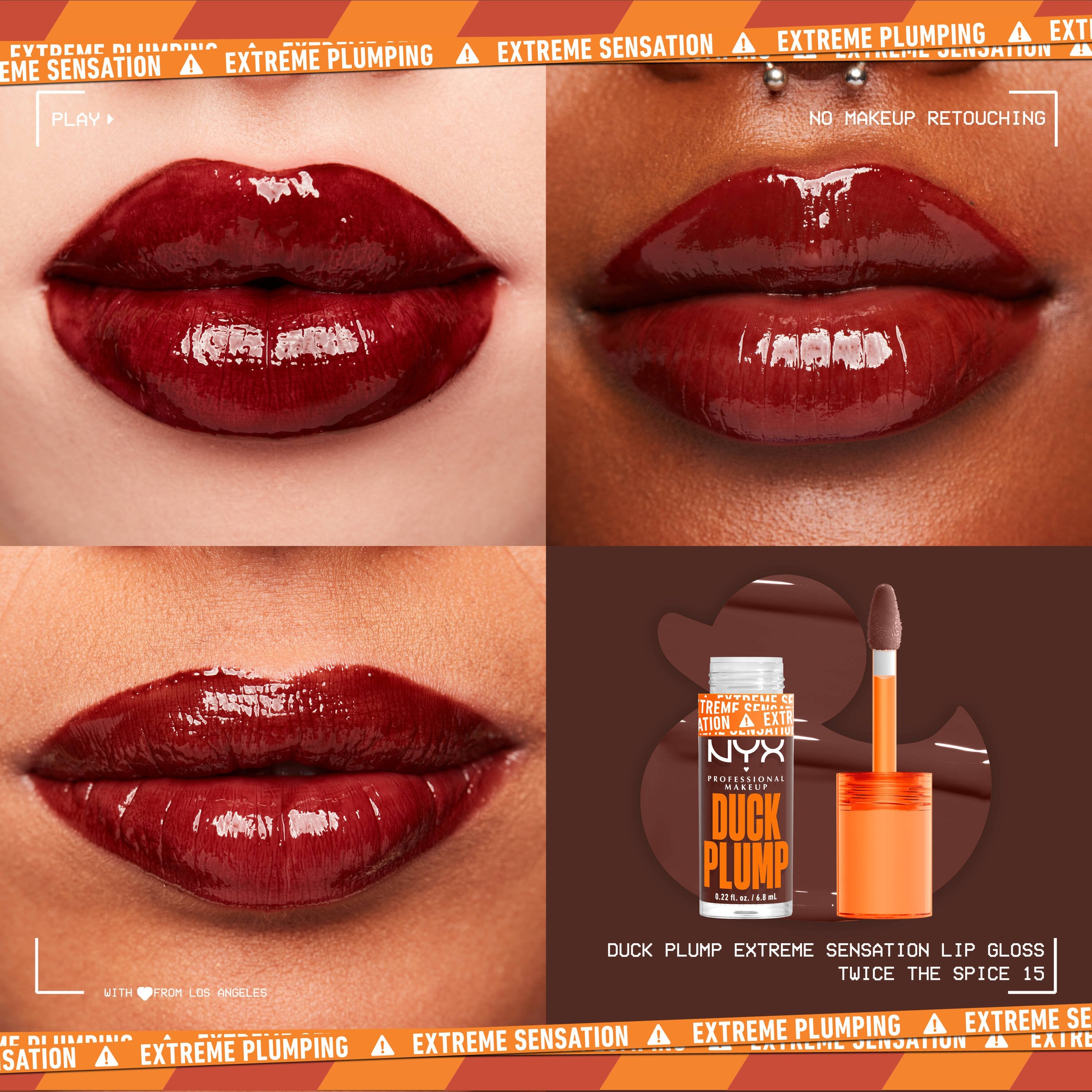 Duck Plump Lip Clear Plumping Gloss
