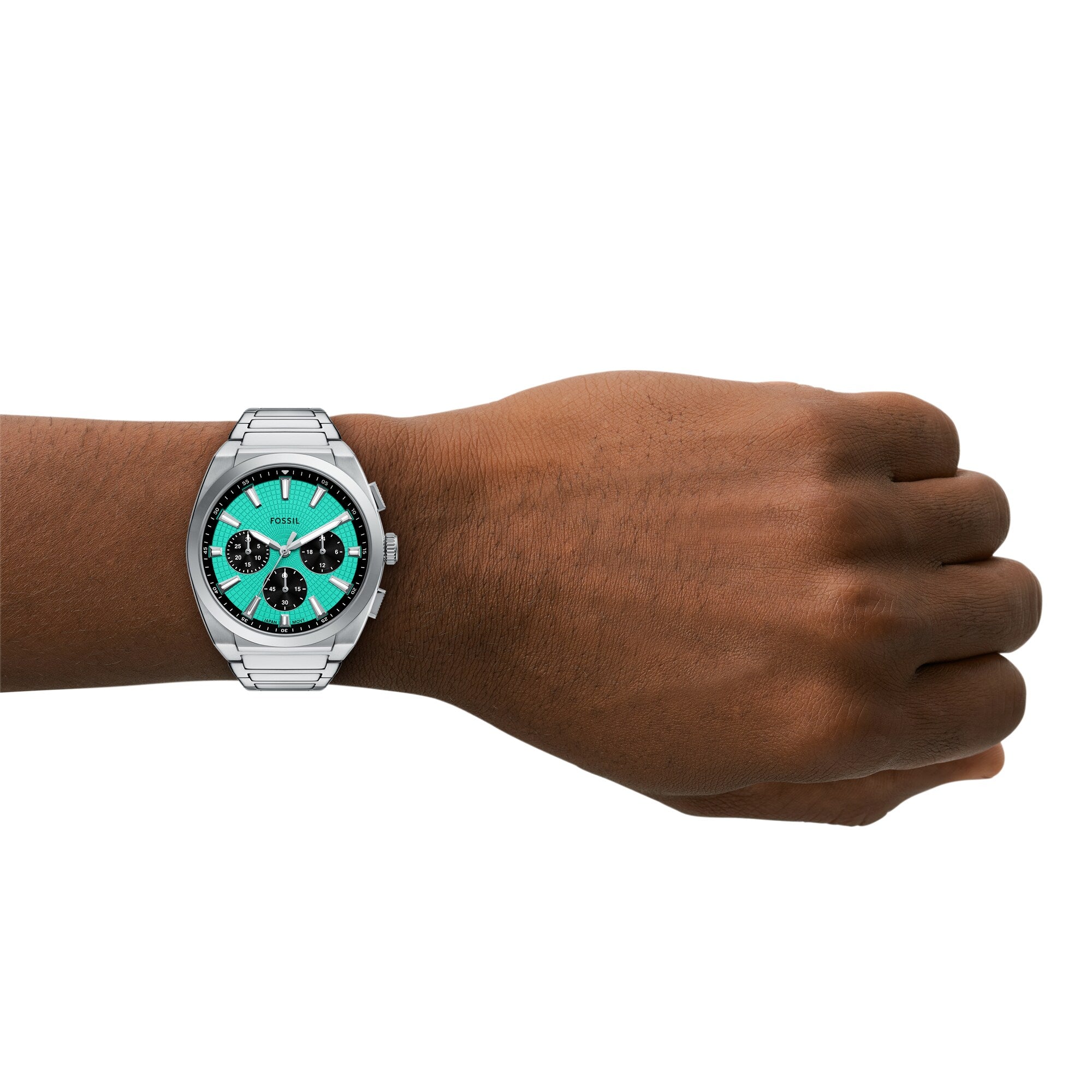 Everett Men's Chronograph Stainless Steel Bracelet Watch