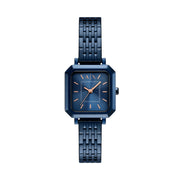 Women's Three-Hand Blue Stainless Steel Watch