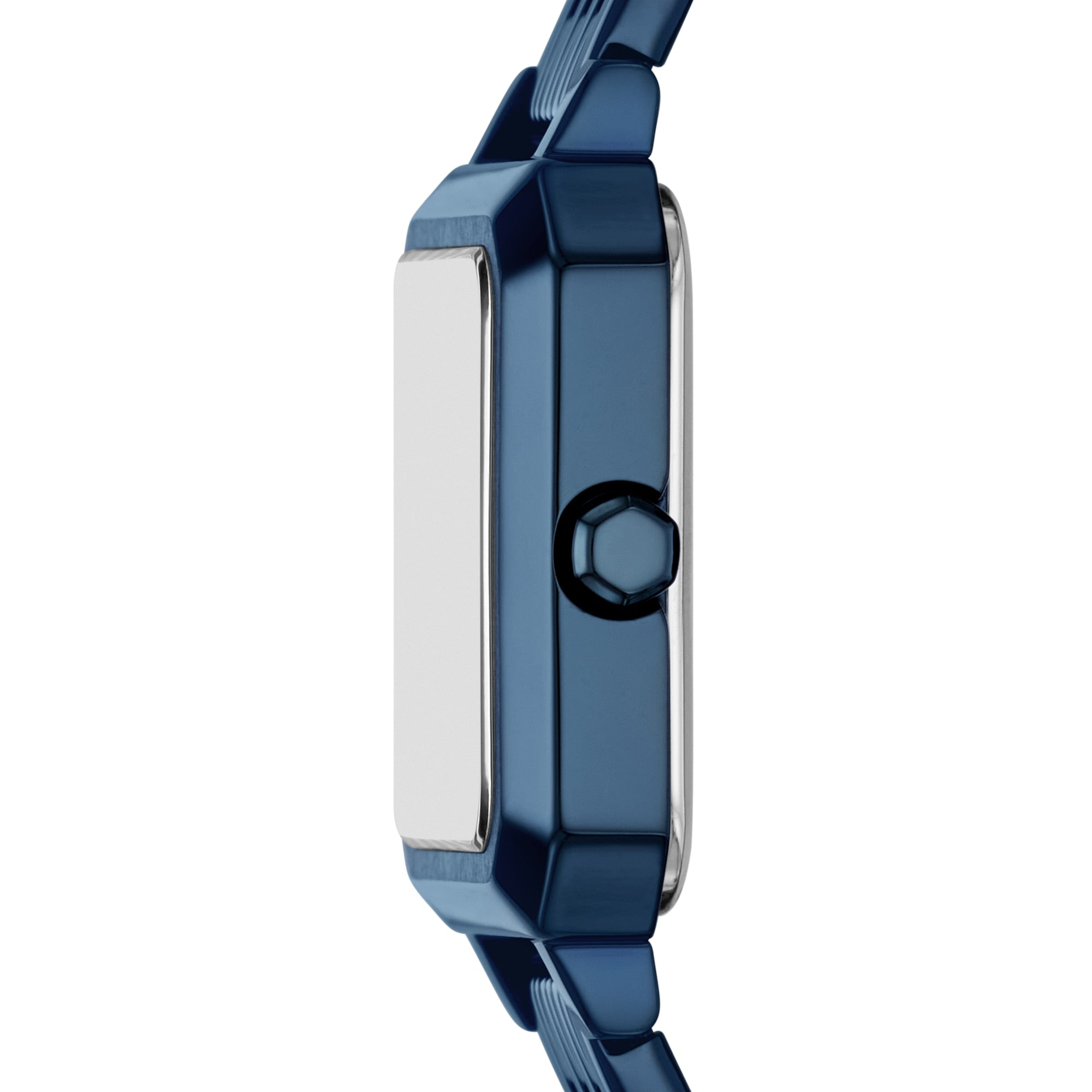 Women's Three-Hand Blue Stainless Steel Watch