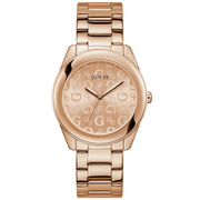 Women's G Logo Dial Rose Gold Tone Bracelet Watch