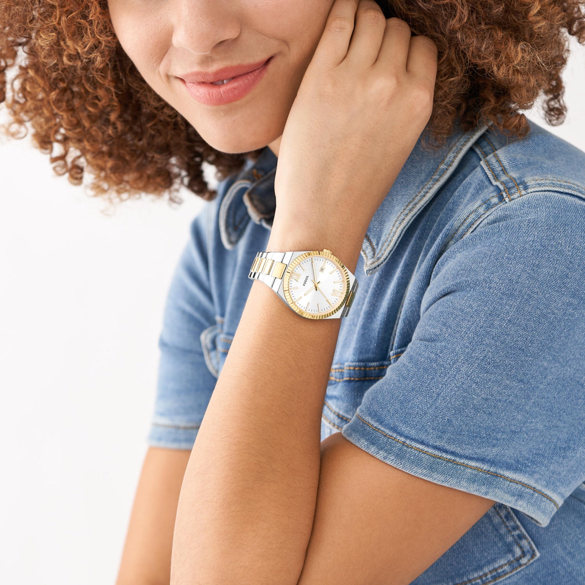 Scarlette Women's Two Tone Bracelet Watch
