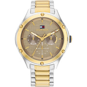 Women's Brown Dial Two Tone Stainless Steel Bracelet Watch