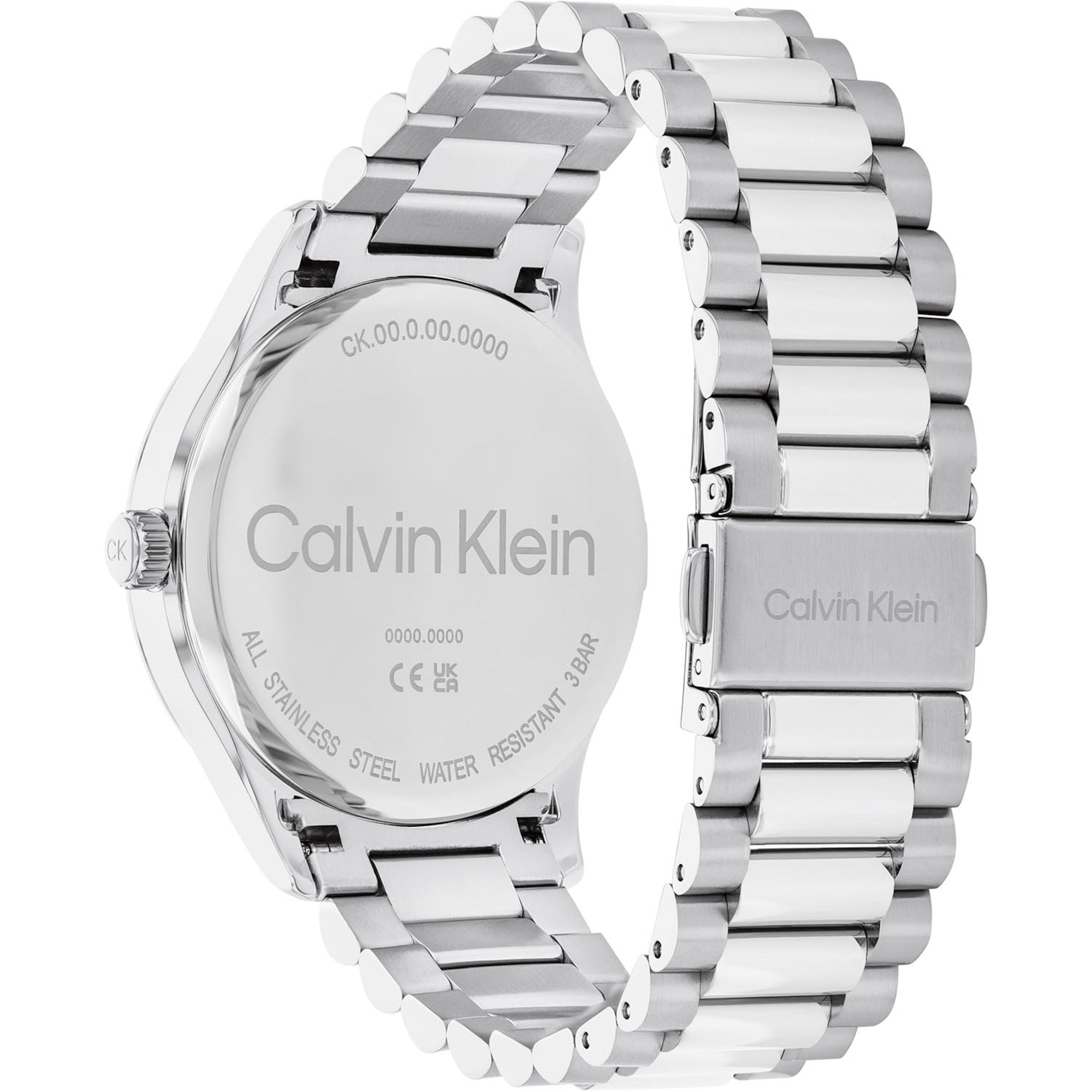 Women's Logo Silver Dial & Stainless Steel Bracelet Watch