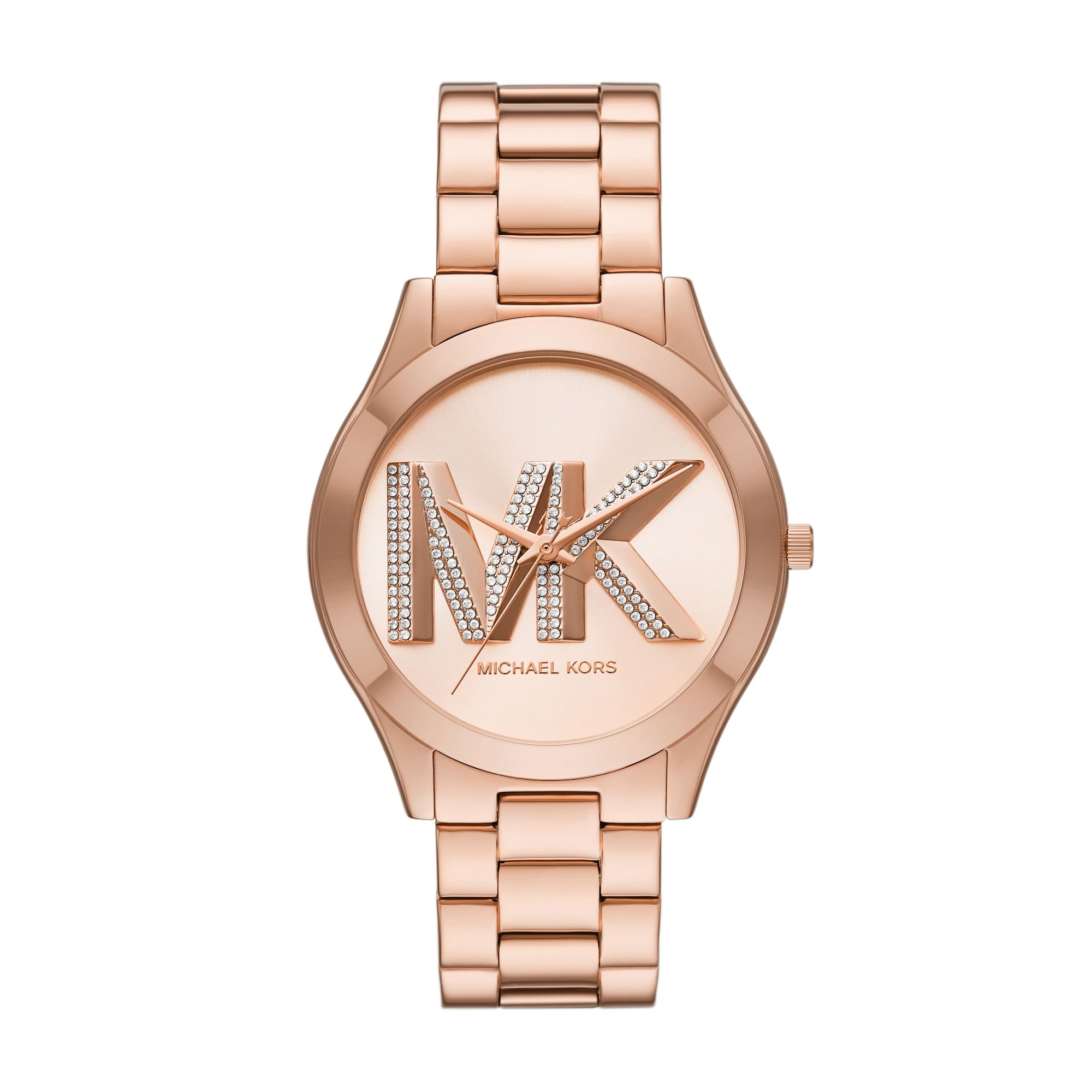 Women's Slim Runway Rose Tone Bracelet Watch
