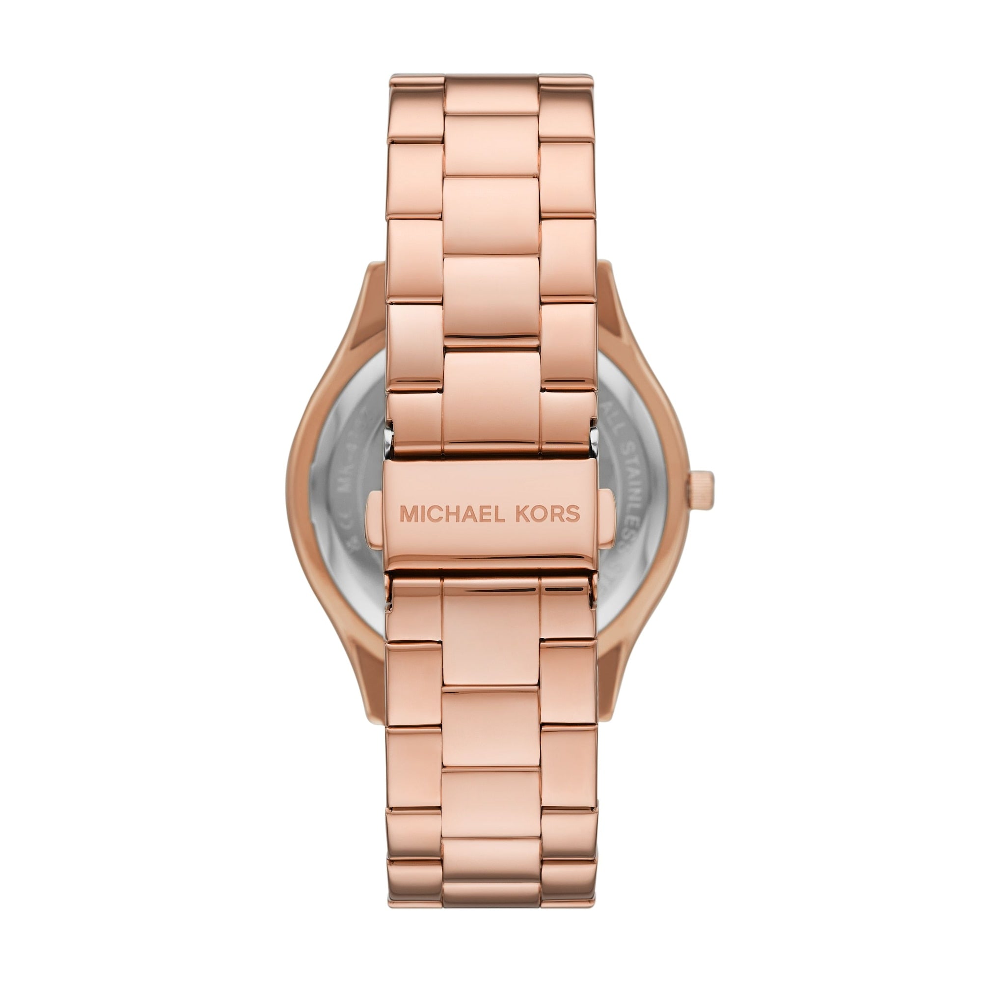 Women's Slim Runway Rose Tone Bracelet Watch