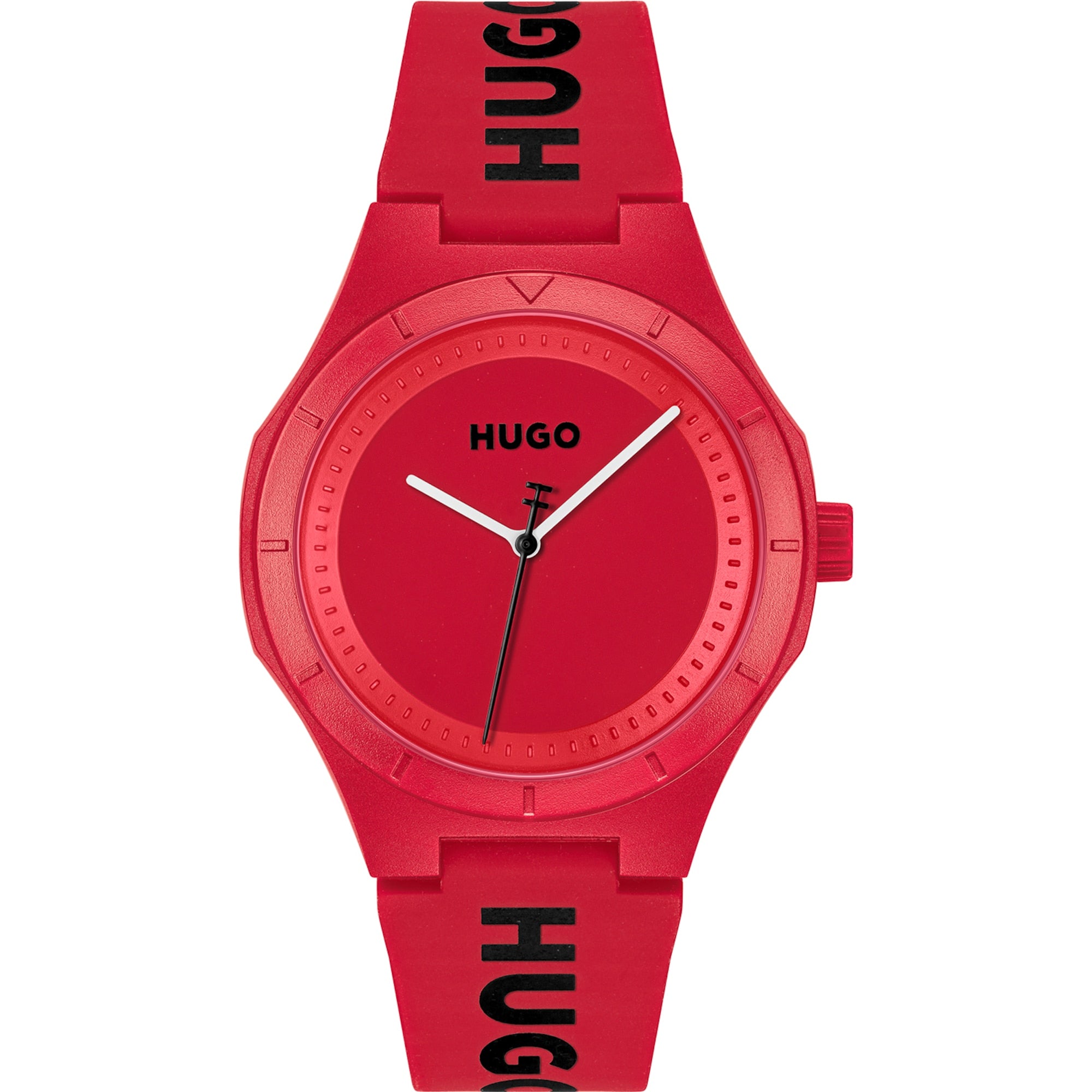 #LIT Men's Red Dial Red Silicone Watch