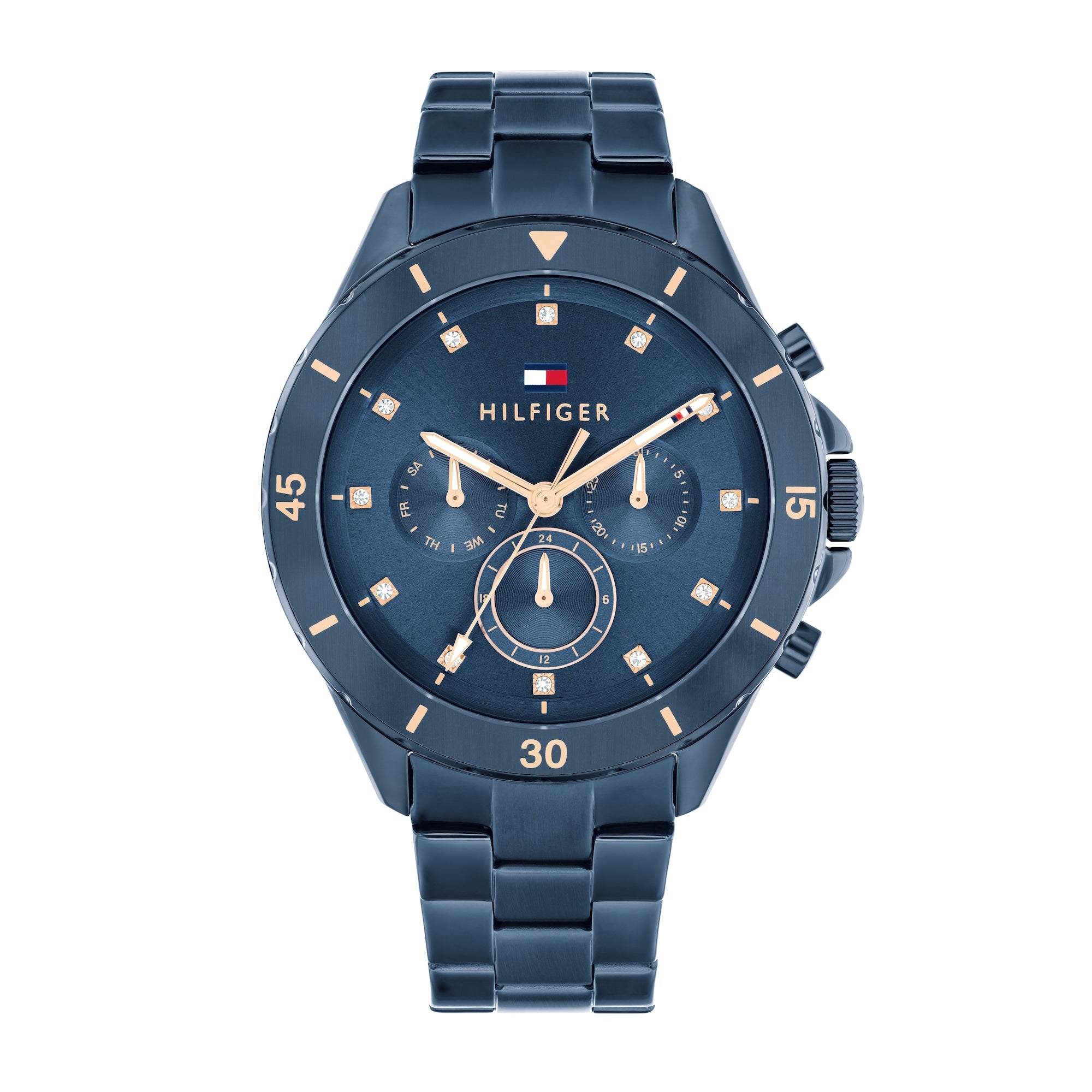 Women's Blue Tone Bracelet Watch