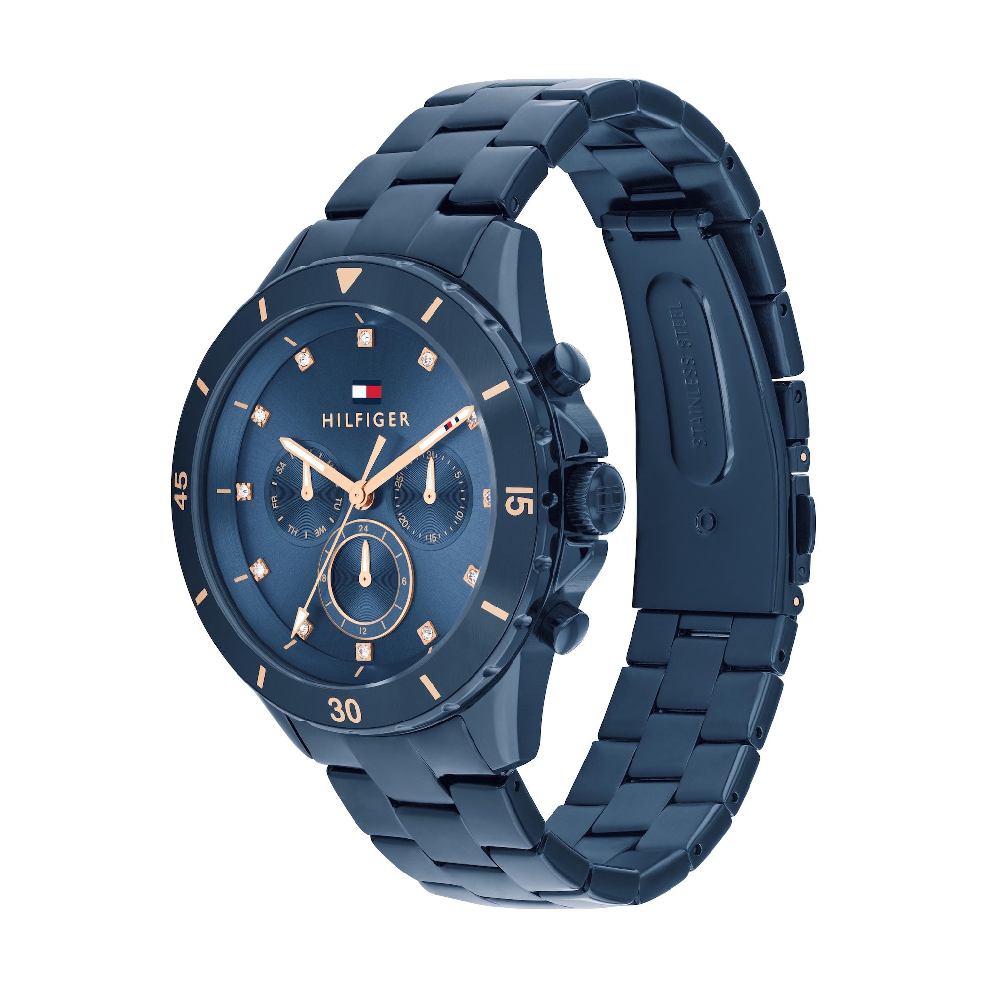 Women's Blue Tone Bracelet Watch