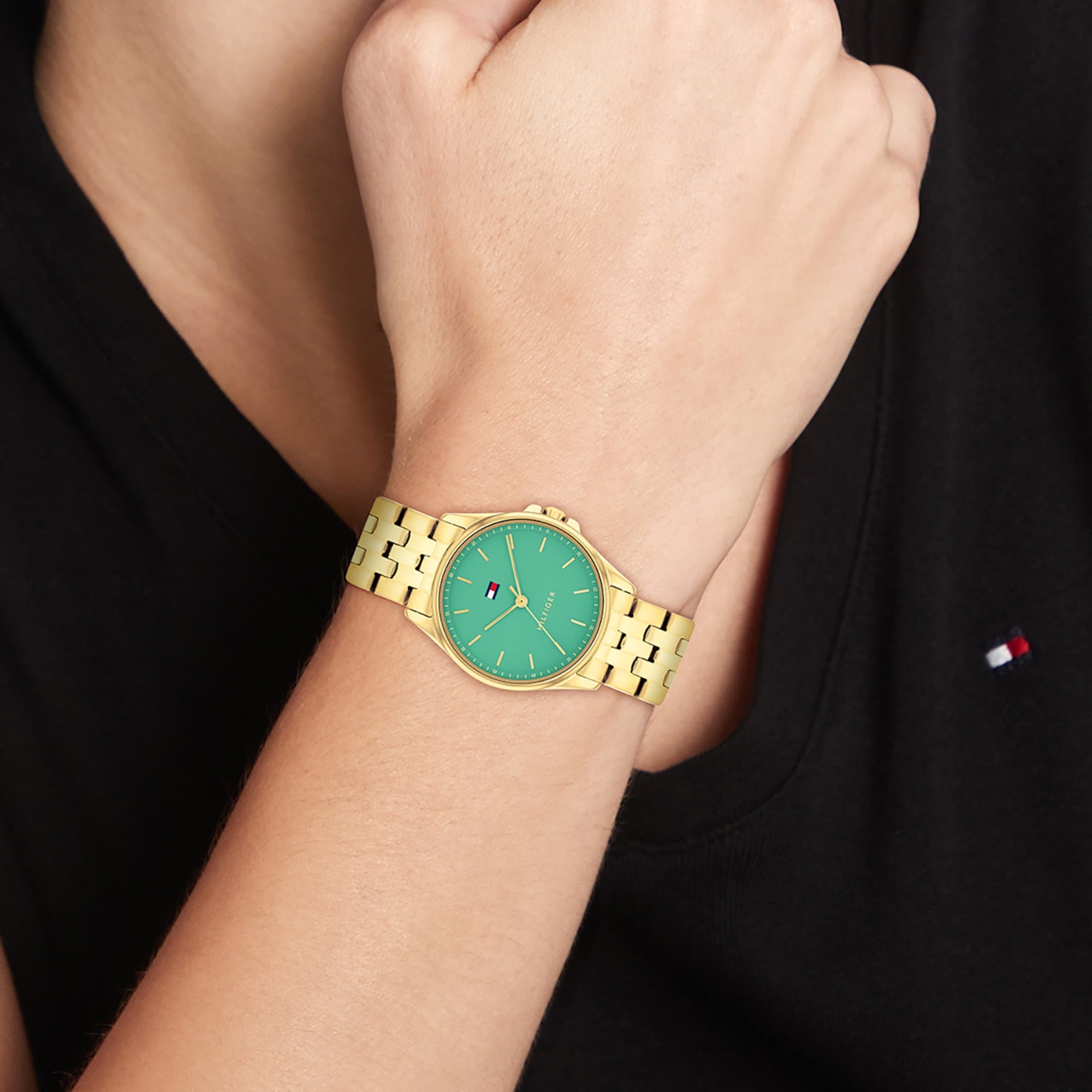 Women's Gold Plated Bracelet Watch