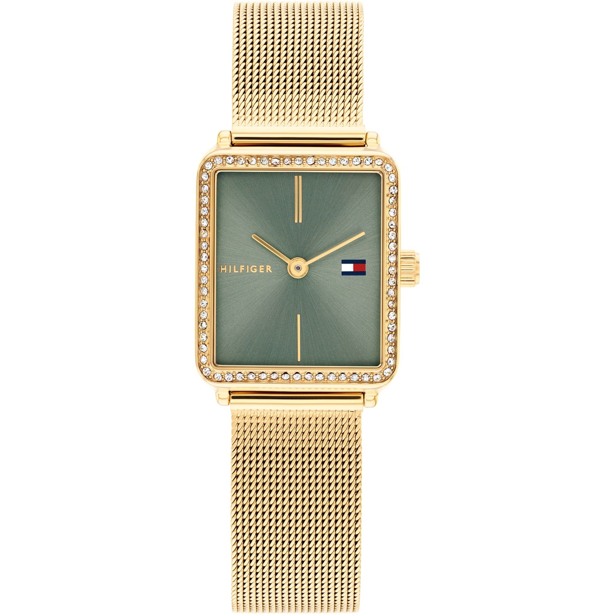 Women's Gold Plated Mesh Watch