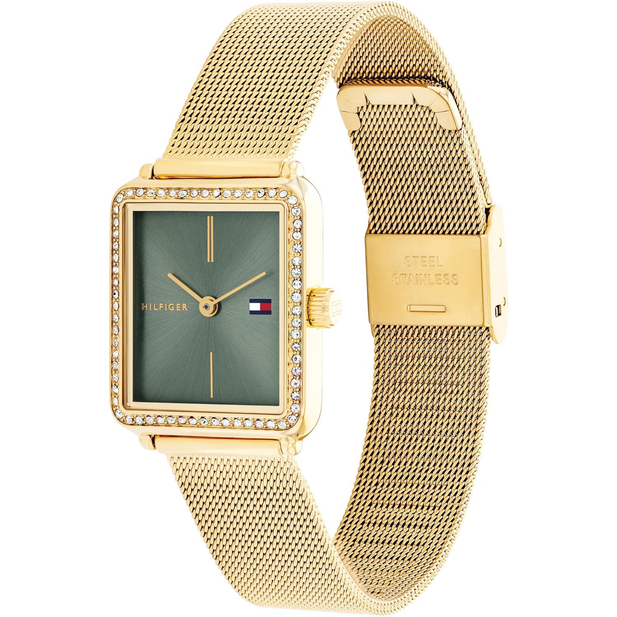 Women's Gold Plated Mesh Watch