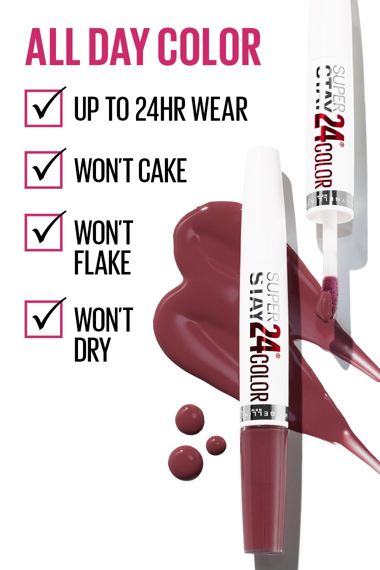 Super Stay 24® 2-Step Liquid Lipstick Makeup