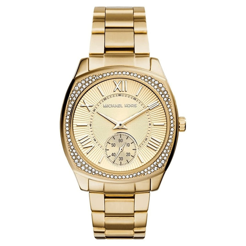 Michael Kors Ladies Watch Byrn 39mm Gold MK6134