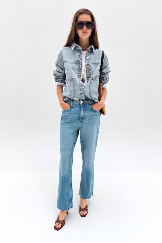 ZARA Z1975 DENIM JACKET WITH POCKETS