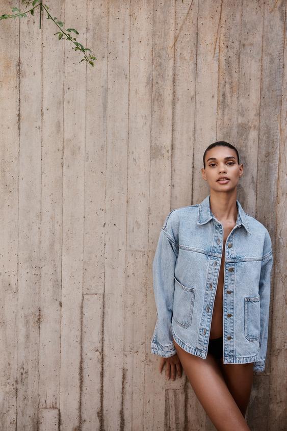 ZARA Z1975 DENIM JACKET WITH POCKETS