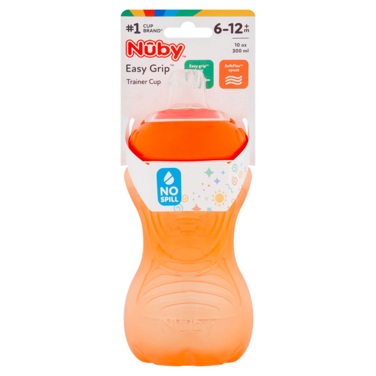 Nuby Trainer Sipeez No Spill Easy Grip Beaker 6+m