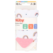 Nuby Bandana Teether Bibs 3m+ 2 Pack