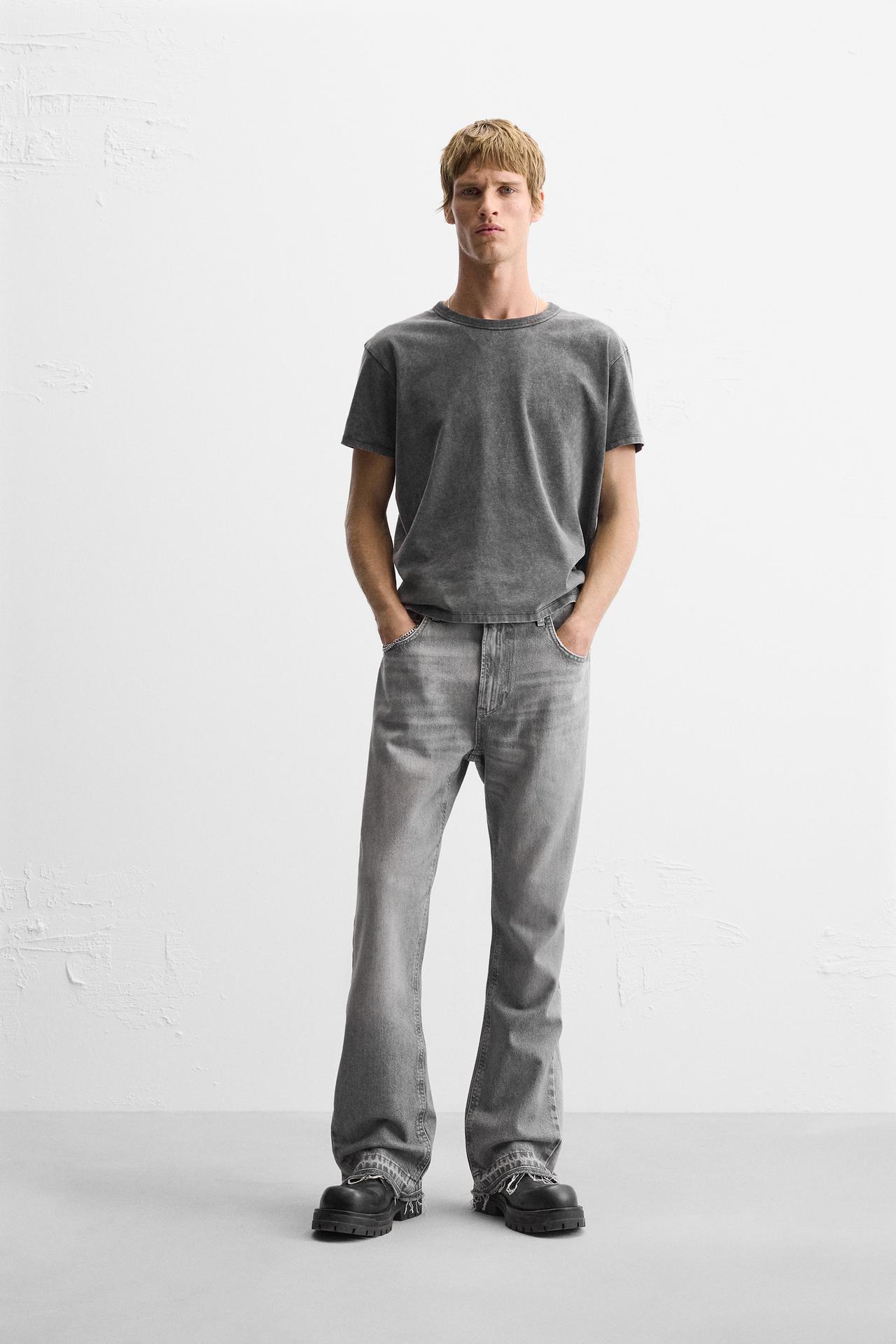 Flare Fit Jeans - Grey