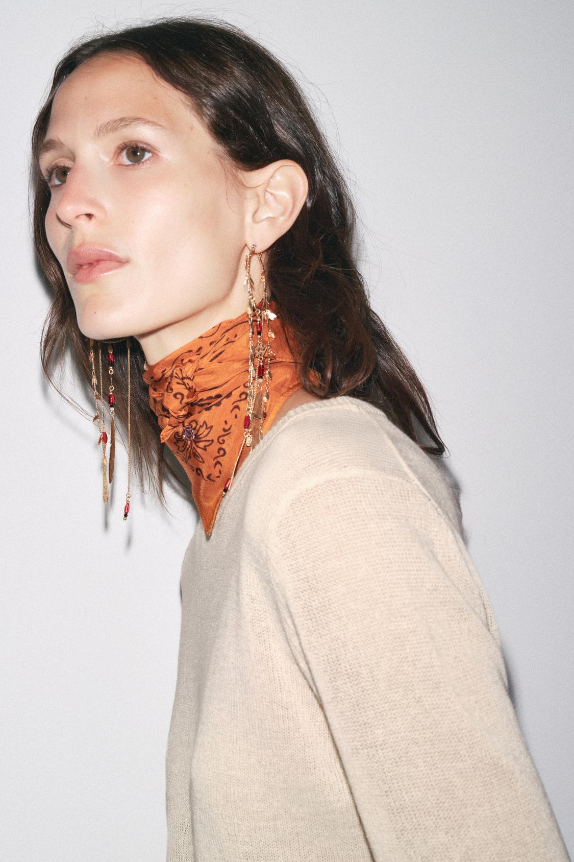 FEATHER CASCADE EARRINGS