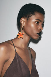 STEM FLOWER EARRINGS