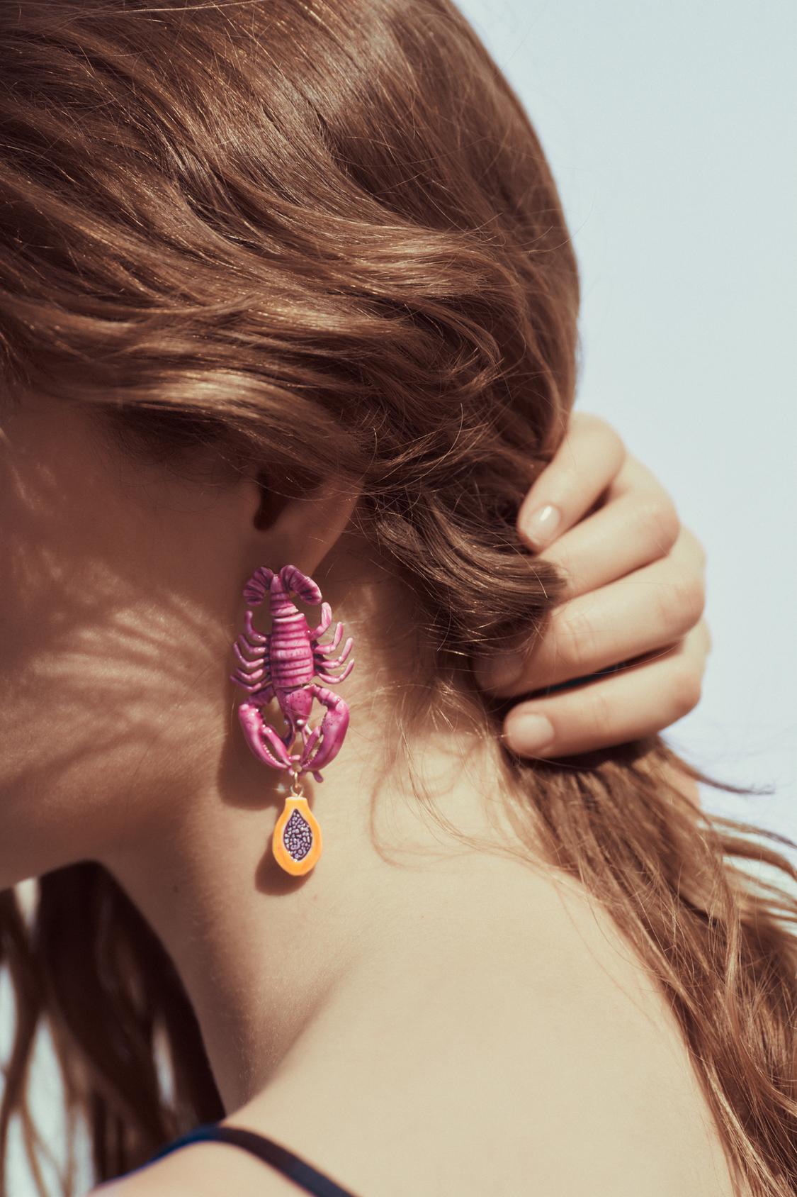 LOBSTER EARRINGS