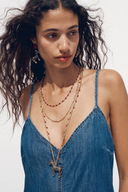 PACK OF 3 ZEBRA BEADED NECKLACES