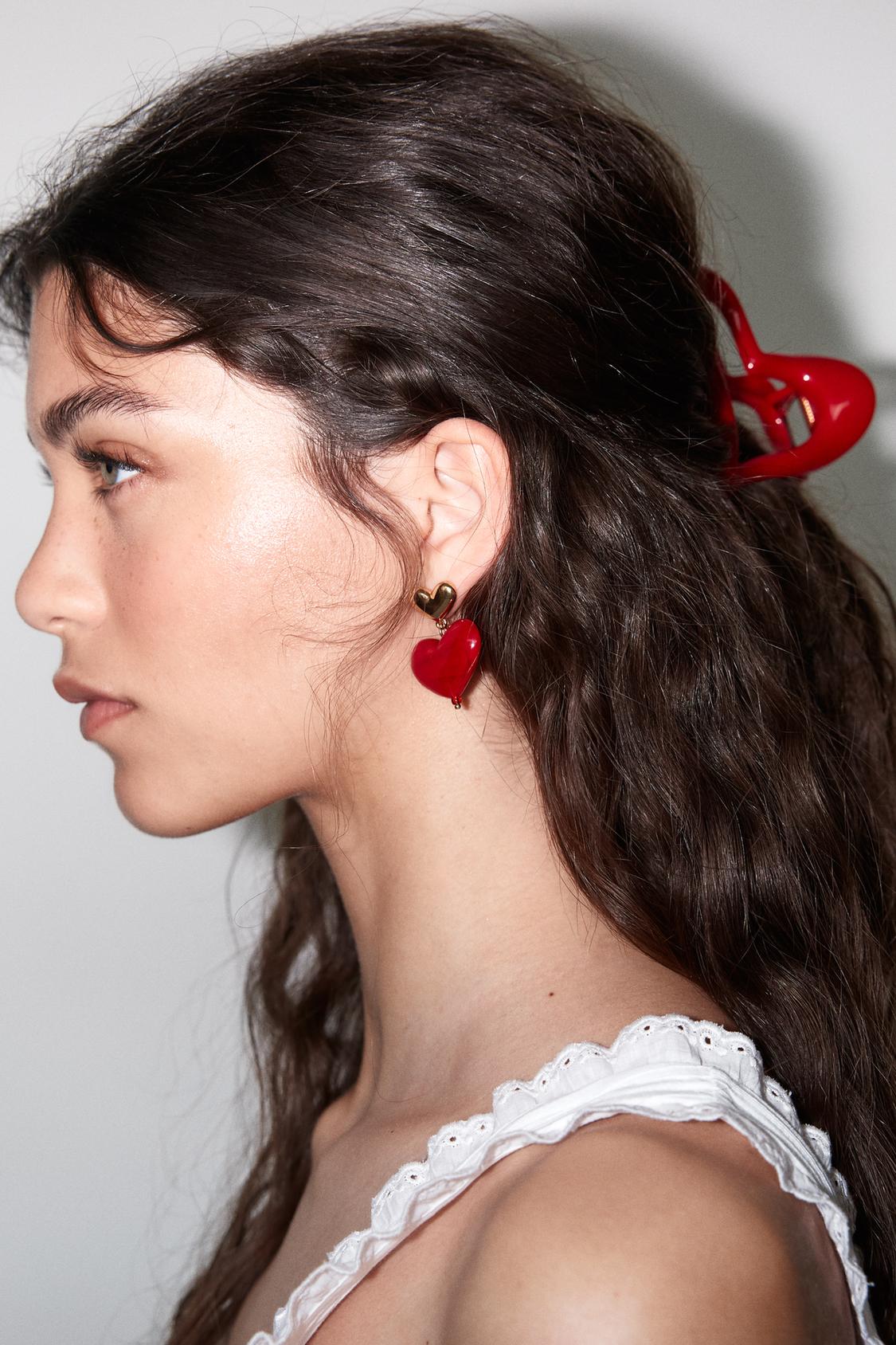 COMBINED HEARTS EARRINGS