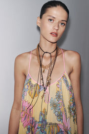3-PACK OF MEDALLION AND PEARL NECKLACES