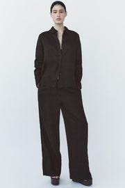 ZARA ZW COLLECTION 100% LINEN SHIRT