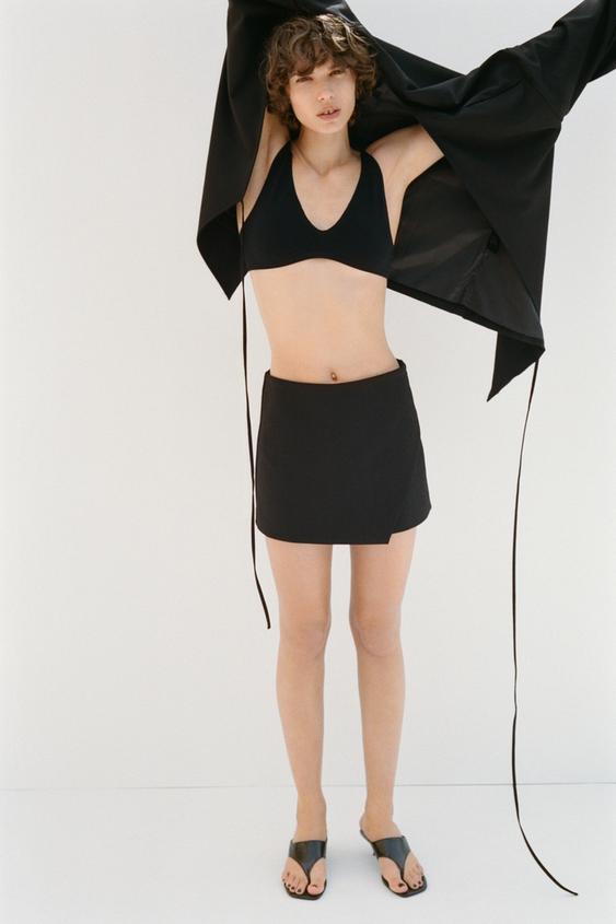 ZARA ASYMMETRIC SKORT