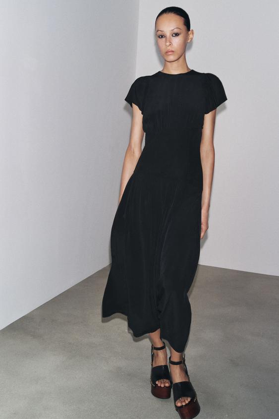 ZW COLLECTION CONTRAST BELT DRESS