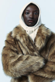 RIBBED DRAWSTRING HOODIE