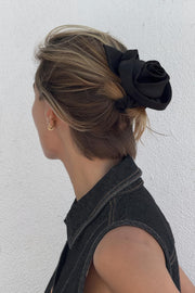 FLOWER AND LEAF SCRUNCHIE