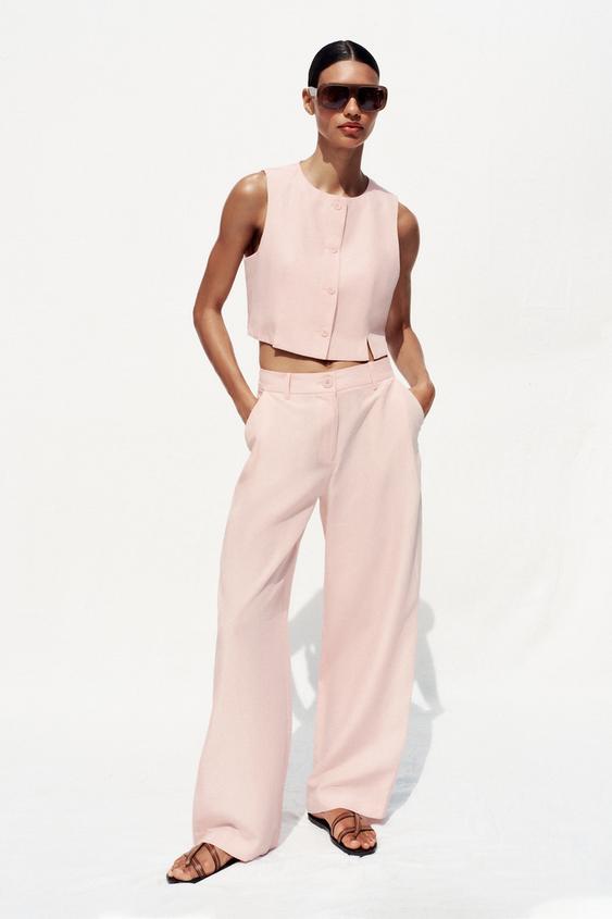 ZARA SHORT WAISTCOAT WITH VENTS