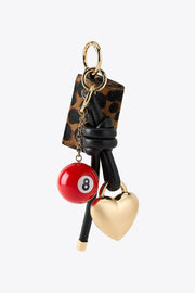 MULTI-CHARM KEY RING WITH PURSE