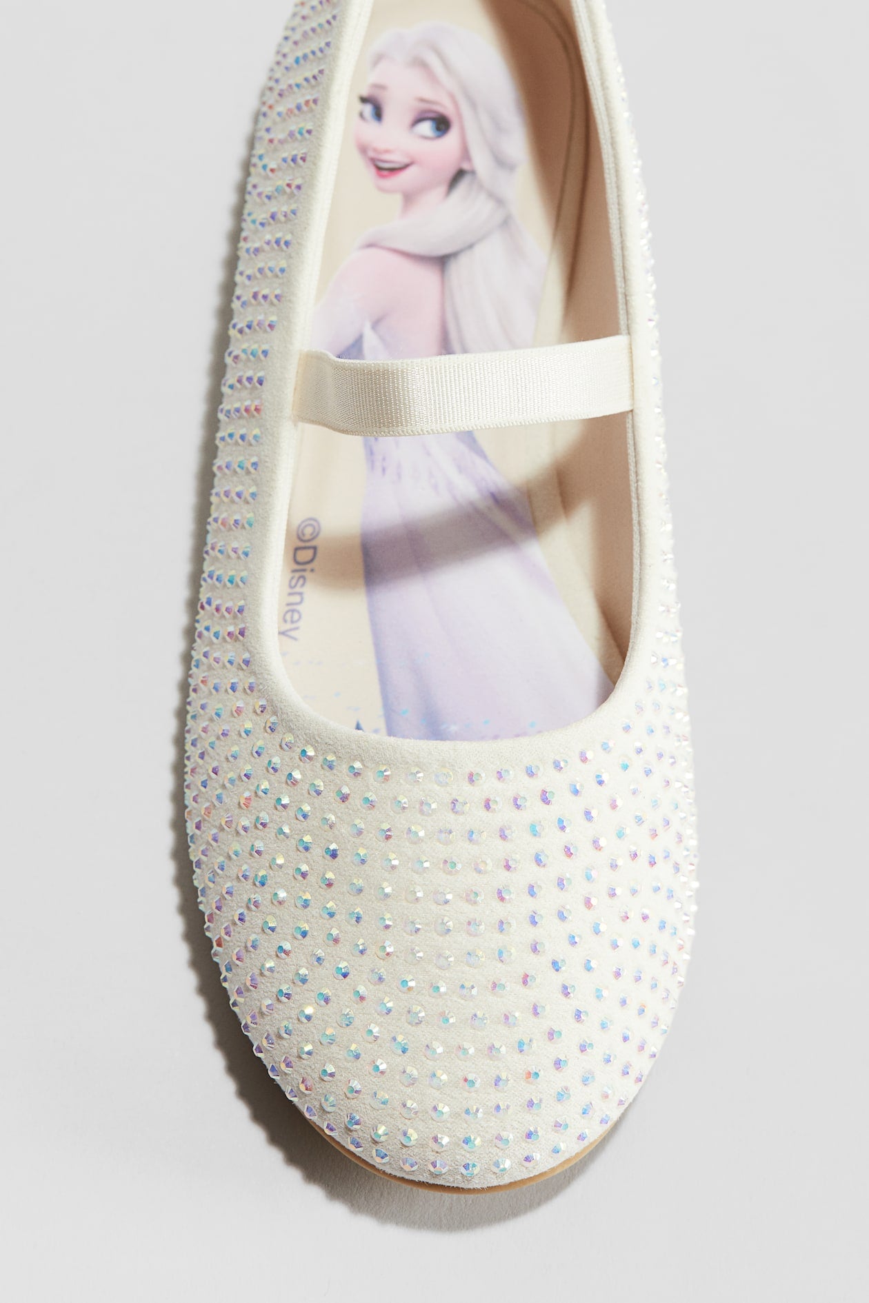 Glittery ballet pumps