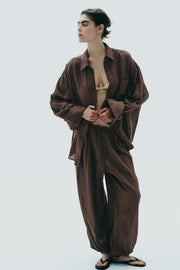 ZARA OVERSIZE GAUZE SHIRT