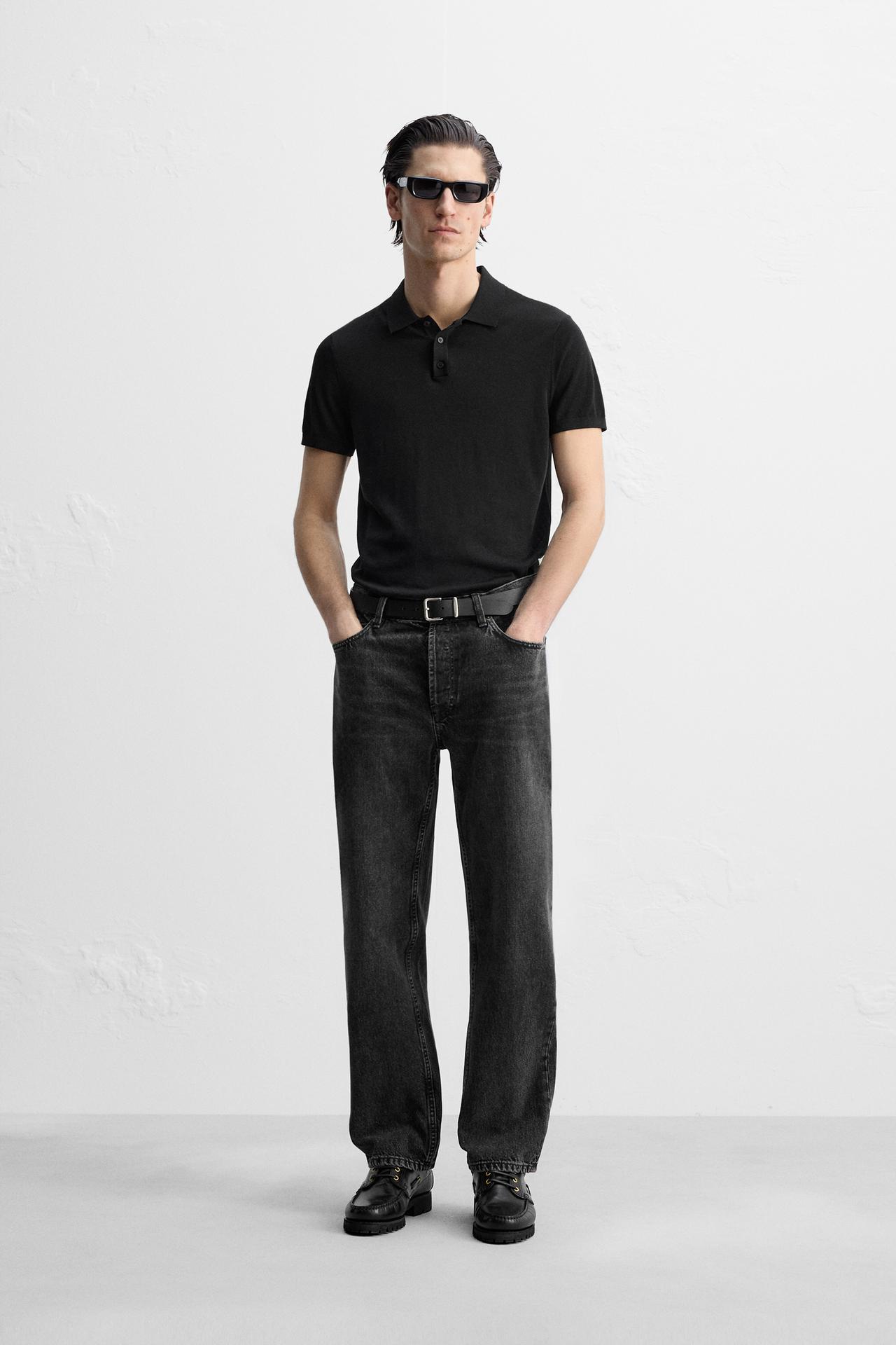 Straight Fit Jeans - Charcoal
