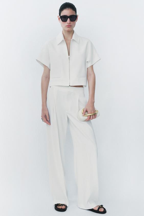 ZARA ZW COLLECTION CROPPED JACKET