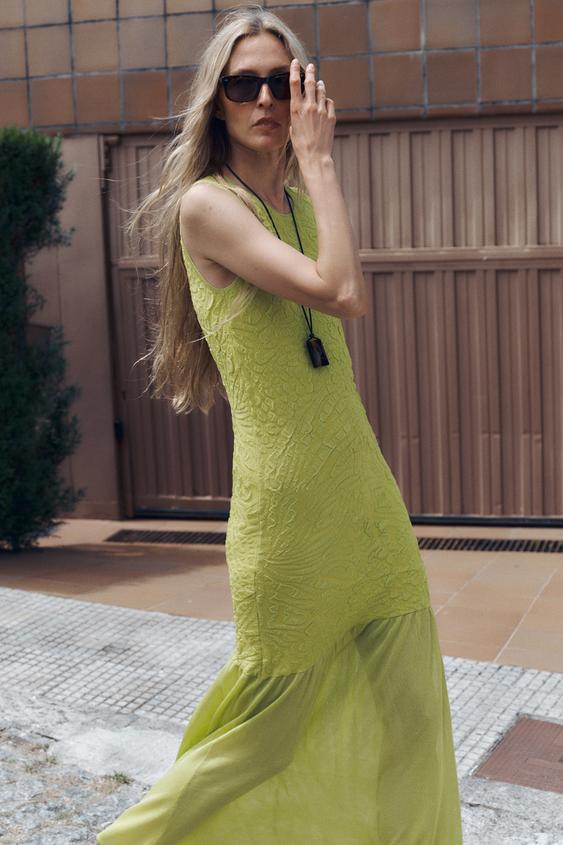 COMBINED KNIT DRESS